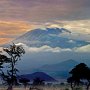 Tanzania - Arusha - Mt Kilimanjara at sunrise<br />